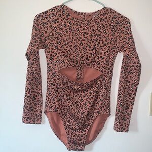 NWOT art Class Full Sleeves Girl Swimsuit.